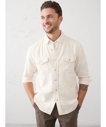 BANANA REPUBLIC FACTORY STORE（バナナリパブリック ファクトリーストア）の「BANANA REPUBLIC FACTORY STORE  スタンダードフィット ダブルウィーブ シャツ（シャツ/ブラウス）」