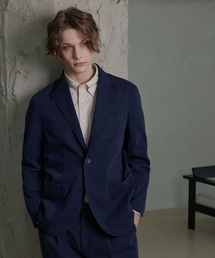 PRODESHIRT（プロデシャツ）の「ヴィンテージコットンピケブレザー(インディゴブルー)（テーラードジャケット）」