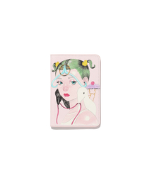 NICE GHOST CLUB（ナイスゴーストクラブ）の「GAKIYA ISAMU PASSPORT CASE_PINK(NG2FFUAB61C)（札入れ/マネークリップ）」