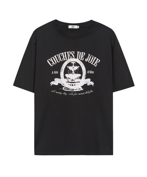 ILLIGO(イリゴ)の「ドローイングパークオーバーサイズTシャツブラック(Tシャツ/カットソー・レディース・その他・M)」の1枚目の写真
