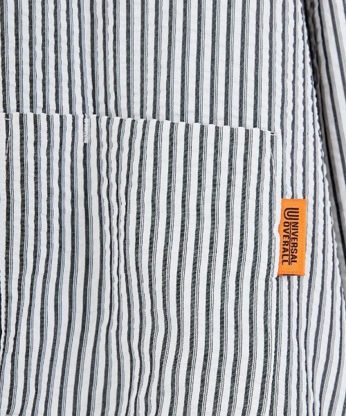 UNIVERSAL OVERALL（ユニバーサルオーバーオール）の「[UNIVERSAL OVERALL/ユニバーサルオーバーオール] 別注 ビッグシルエット パジャマシャツ（シャツ/ブラウス・レディース・ブラック/ブルー/ブルー系その他・M/L）」の19枚目の写真