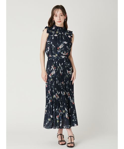 FRAY I.D(フレイアイディー)の「フラワープリントギャザーフリルブラウス(シャツ/ブラウス・レディース・アイボリー/ミント/ネイビー・F)」の22枚目の写真