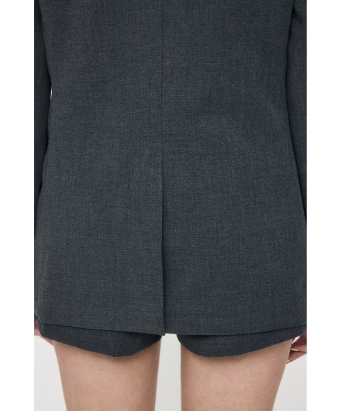 MOUSSY（マウジー）の「【26年SS新作】【セットアップ対応】DOUBLE BREASTED ジャケット（テーラードジャケット・レディース・チャコールグレー/ネイビー/ライトベージュ・1/2）」の16枚目の写真