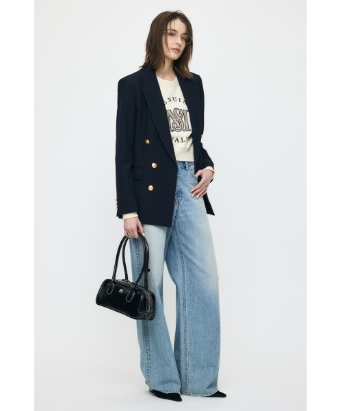 【完売品】26年SS新作moussy DOUBLE BREASTED ジャケット セール】【26年SS新作】【セットアップ対応】DOUBLE BREASTED