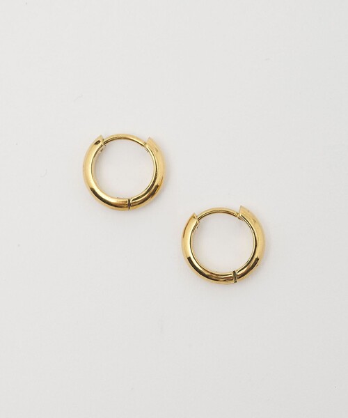 CITEN(シテン)の「<CITEN>ステンレスミニフープワンタッチピアス(ピアス(両耳用)・レディース・ゴールド/シルバー・FREE)」の1枚目の写真