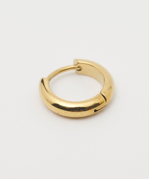 CITEN(シテン)の「<CITEN>ステンレスミニフープワンタッチピアス(ピアス(両耳用)・レディース・ゴールド/シルバー・FREE)」の4枚目の写真