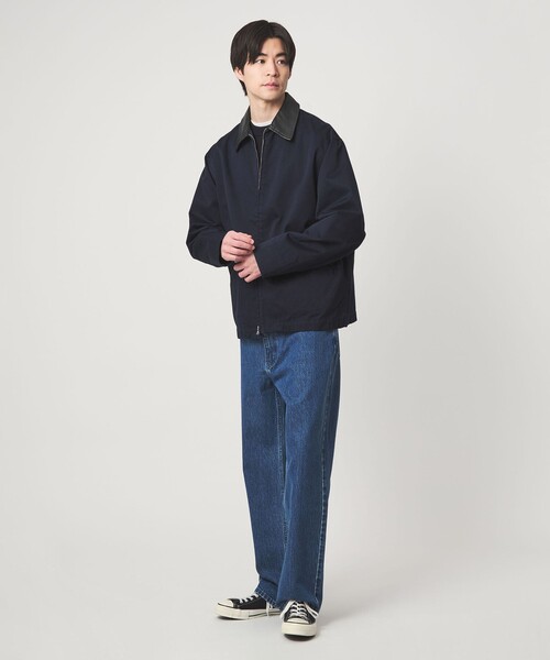 green label relaxing（グリーンレーベルリラクシング）の「ウエストポイント ジップアップ ブルゾン（ブルゾン・メンズ・ネイビー/ライトグレー・XL/M/S/L）」の5枚目の写真