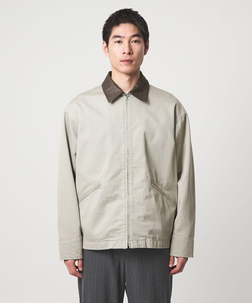 green label relaxing（グリーンレーベルリラクシング）の「ウエストポイント ジップアップ ブルゾン（ブルゾン・メンズ・ネイビー/ライトグレー・XL/M/S/L）」の6枚目の写真