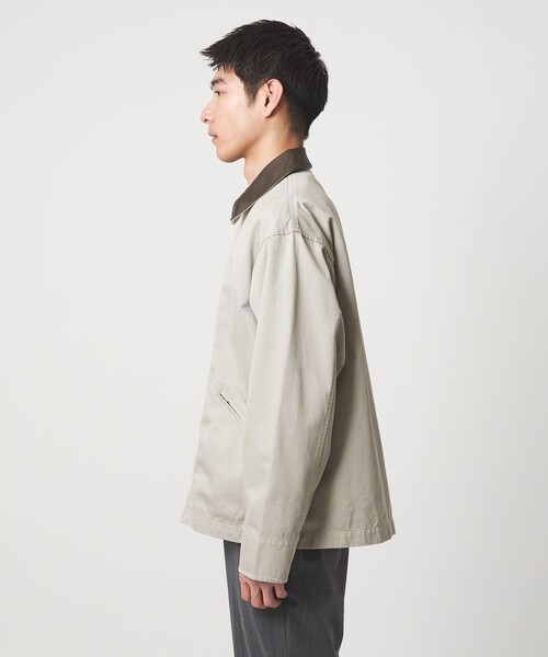 green label relaxing（グリーンレーベルリラクシング）の「ウエストポイント ジップアップ ブルゾン（ブルゾン・メンズ・ネイビー/ライトグレー・XL/M/S/L）」の7枚目の写真