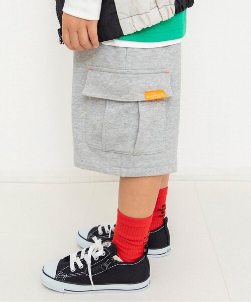 BREEZE(ブリーズ)の「ワイドカットカーゴパンツ_ジュニア対応(カーゴパンツ・キッズ・グレー/ピンク・90/100/110/120/130/140/150)」の7枚目の写真