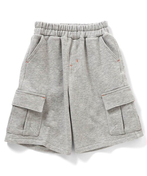 BREEZE(ブリーズ)の「ワイドカットカーゴパンツ_ジュニア対応(カーゴパンツ・キッズ・グレー/ピンク・90/100/110/120/130/140/150)」の3枚目の写真