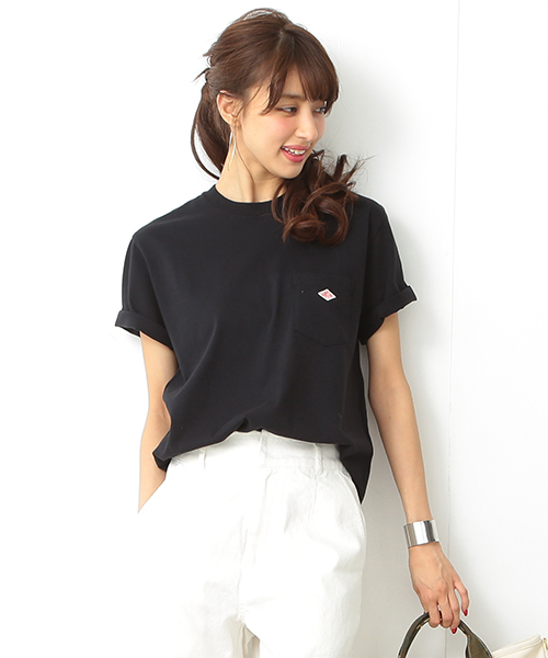 B:MING by BEAMS（ビーミングバイビームス）の「DANTON×ビーミング by ビームス / 40th別注 POCKET TEE＜WOMEN＞（Tシャツ/カットソー・レディース・ホワイト/グレー/ブラック・SMALL/MEDIUM）」の3枚目の写真