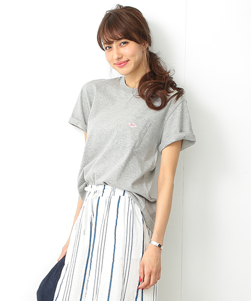 B:MING by BEAMS（ビーミングバイビームス）の「DANTON×ビーミング by ビームス / 40th別注 POCKET TEE＜WOMEN＞（Tシャツ/カットソー・レディース・ホワイト/グレー/ブラック・SMALL/MEDIUM）」の4枚目の写真