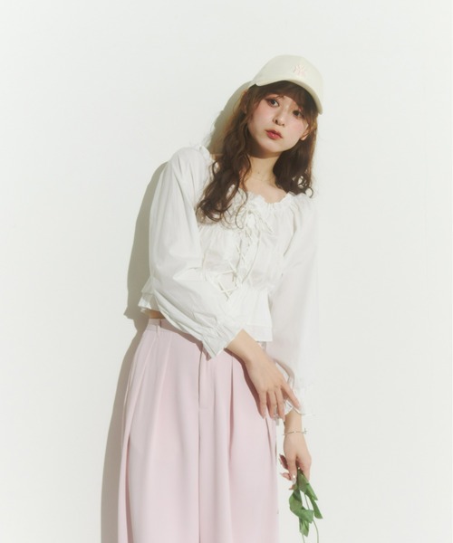 Olu.(オルドット)の「【NEW ERA/Olu.別注カラー】9TWENTYキャップ(キャップ・レディース・ブルーグレー/アイボリー・FREE)」の21枚目の写真