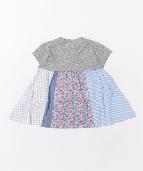 RAGMART(ラグマート)の「パッチワークチュニック(チュニック・キッズ・グレー/イエロー・95cm/90cm/80cm)」の3枚目の写真