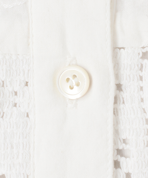 JOURNAL STANDARD relume（ジャーナルスタンダード　レリューム）の「《追加》パッチワークレースショートシャツ（シャツ/ブラウス・レディース・ホワイト・FREE）」の19枚目の写真