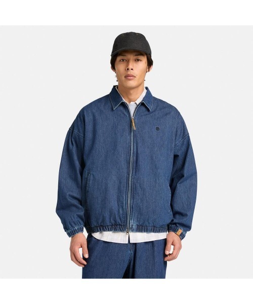 Timberland(ティンバーランド)の「ストラザム ボマー ジャケット ユニセックス(デニムジャケット・メンズ・ダークラベンダー・XX-LARGE/X-LARGE/SMALL/MEDIUM/LARGE)」の1枚目の写真