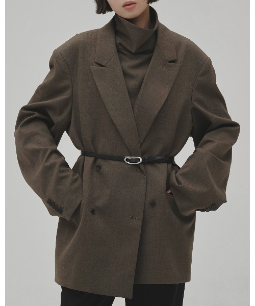 TODAYFUL（トゥデイフル）の「Oval Backle Narrow Belt（ベルト・レディース・シルバー・FREE）」の8枚目の写真