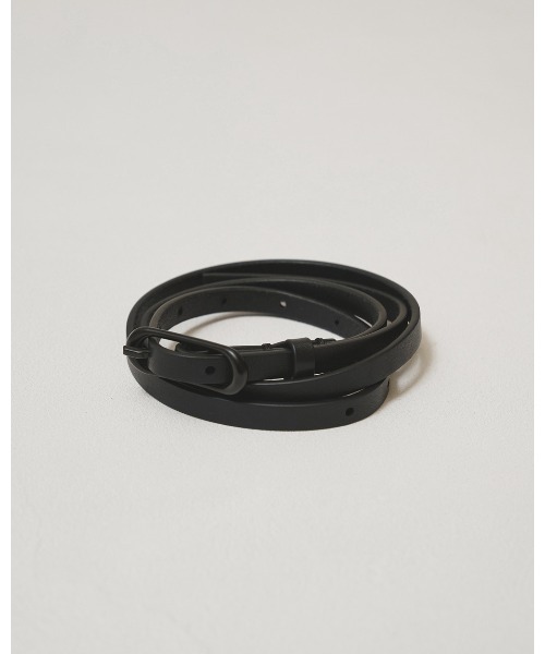 TODAYFUL（トゥデイフル）の「Oval Backle Narrow Belt（ベルト・レディース・シルバー・FREE）」の10枚目の写真