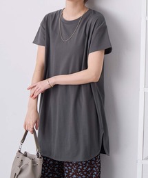 ひんやり&さらり綿混チュニックTシャツ