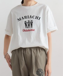 Blanc Bleu Minuit（ブランブルーミニュイ）の「マリアッチプリント　クルーネックTEE（Tシャツ/カットソー）」
