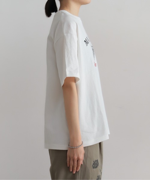 Blanc Bleu Minuit(ブランブルーミニュイ)の「マリアッチプリント クルーネックTEE(Tシャツ/カットソー・レディース・ブラウン/ホワイト・FREE)」の8枚目の写真