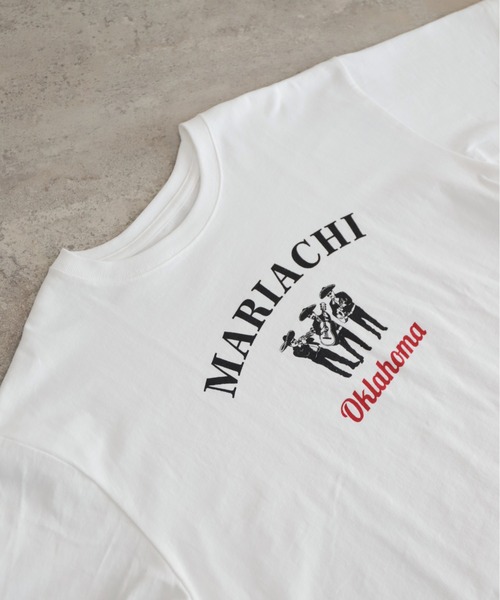 Blanc Bleu Minuit(ブランブルーミニュイ)の「マリアッチプリント クルーネックTEE(Tシャツ/カットソー・レディース・ブラウン/ホワイト・FREE)」の14枚目の写真