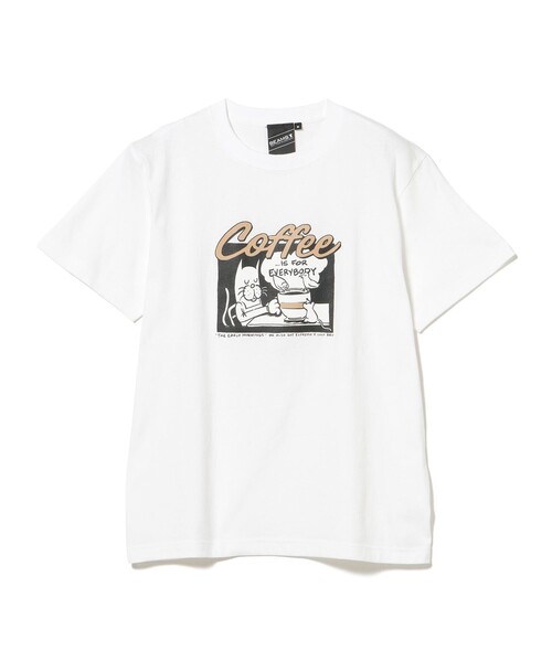 BEAMS T(ビームスティー)の「BEAMS T / Coffee Is For Everybody T-shirt(Tシャツ/カットソー・メンズ・ホワイト/ブラック・L/M/S/XL)」の3枚目の写真