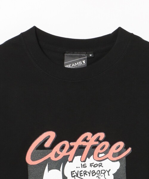 BEAMS T(ビームスティー)の「BEAMS T / Coffee Is For Everybody T-shirt(Tシャツ/カットソー・メンズ・ホワイト/ブラック・L/M/S/XL)」の7枚目の写真