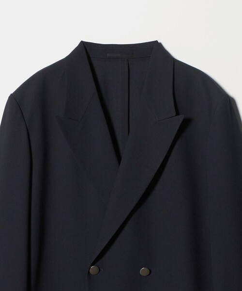 District(ディストリクト)の「<District>4プライ ダブル 4ボタン ブレザー(テーラードジャケット・メンズ・ネイビー・M/L/S)」の3枚目の写真