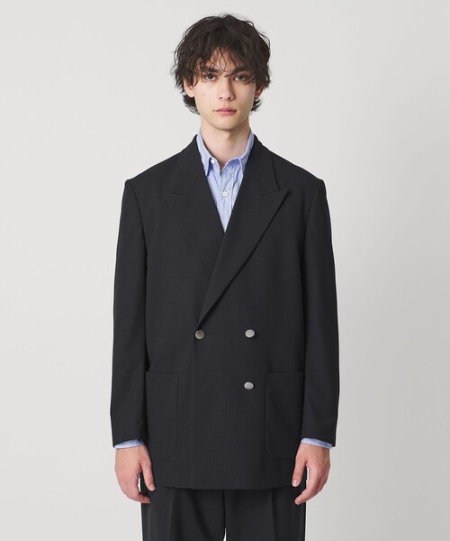 District(ディストリクト)の「<District>4プライ ダブル 4ボタン ブレザー(テーラードジャケット・メンズ・ネイビー・M/L/S)」の13枚目の写真