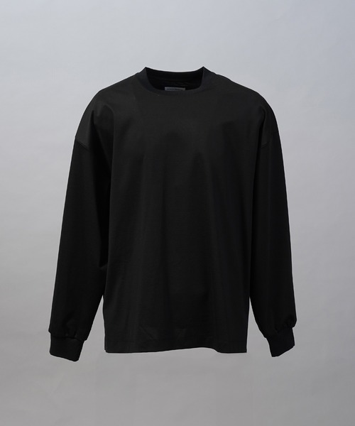 MAISON SPECIAL(メゾンスペシャル)の「《UNISEX》Smashing Punch Prime-Over Crew Neck Long Sleeve T-Shirt/スマッシングポンチプライムオーバーロングスリーブTシャツ【MAISON SPECIAL/メゾンスペシャル】(Tシャツ/カットソー・メンズ・ライトブルー/レッド/ブラック/ホワイト/チャコールグレー・0/2/1)」の9枚目の写真