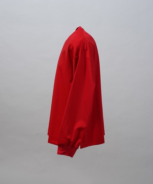 MAISON SPECIAL(メゾンスペシャル)の「《UNISEX》Smashing Punch Prime-Over Crew Neck Long Sleeve T-Shirt/スマッシングポンチプライムオーバーロングスリーブTシャツ【MAISON SPECIAL/メゾンスペシャル】(Tシャツ/カットソー・メンズ・ライトブルー/レッド/ブラック/ホワイト/チャコールグレー・0/2/1)」の11枚目の写真