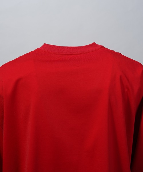 MAISON SPECIAL(メゾンスペシャル)の「《UNISEX》Smashing Punch Prime-Over Crew Neck Long Sleeve T-Shirt/スマッシングポンチプライムオーバーロングスリーブTシャツ【MAISON SPECIAL/メゾンスペシャル】(Tシャツ/カットソー・メンズ・ライトブルー/レッド/ブラック/ホワイト/チャコールグレー・0/2/1)」の16枚目の写真