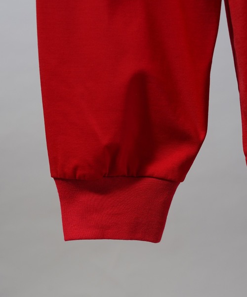 MAISON SPECIAL(メゾンスペシャル)の「《UNISEX》Smashing Punch Prime-Over Crew Neck Long Sleeve T-Shirt/スマッシングポンチプライムオーバーロングスリーブTシャツ【MAISON SPECIAL/メゾンスペシャル】(Tシャツ/カットソー・メンズ・ライトブルー/レッド/ブラック/ホワイト/チャコールグレー・0/2/1)」の14枚目の写真