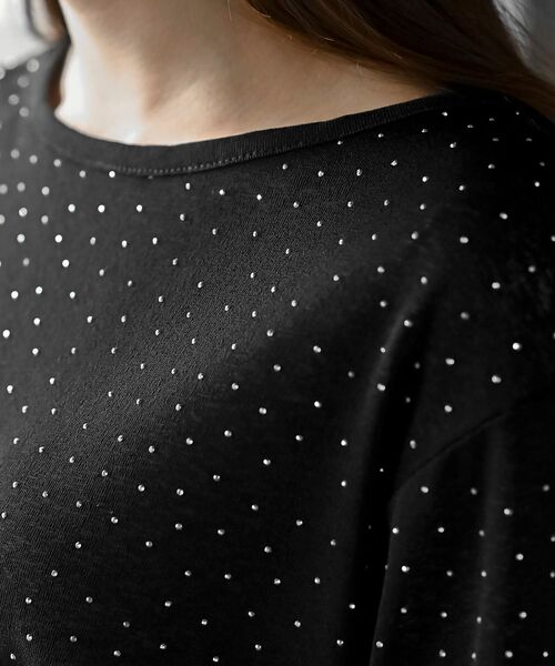 rps(アールピーエス)の「ホットフィックスカットソー(Tシャツ/カットソー・レディース・ブラック/アイボリー・フリー)」の22枚目の写真