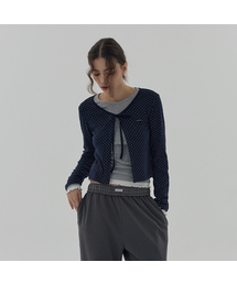 D. BASIC PATTERNED STRING CARDIGAN - 4 COLOR