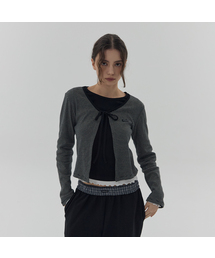 D. BASIC PATTERNED STRING CARDIGAN - 4 COLOR