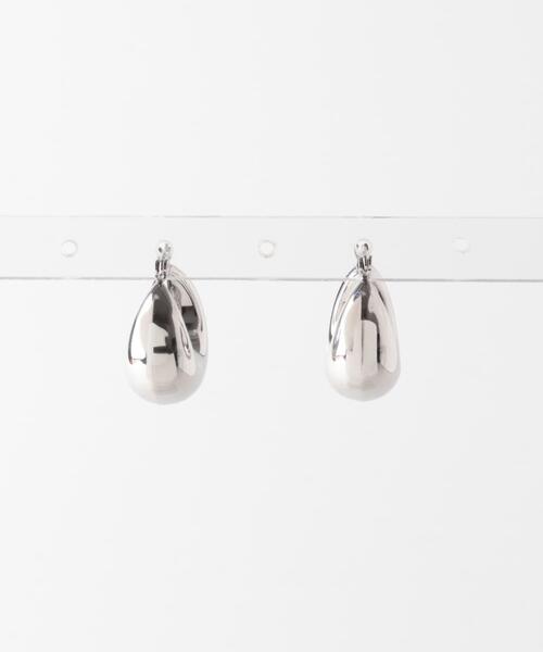 URBAN RESEARCH Sonny Label(アーバンリサーチサニーレーベル)の「ステンレスボリュームフープピアス(ピアス(両耳用)・レディース・ゴールド/シルバー・ONE)」の4枚目の写真