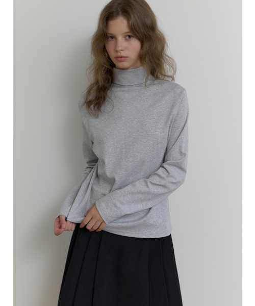 Avo turtleneck t-shirt (gray)