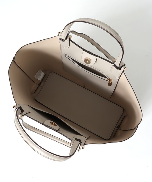 Cepica（セピカ）の「ダブルハンドルA4トートバッグ（トートバッグ・レディース・グレー/ブラック・FREE）」の8枚目の写真