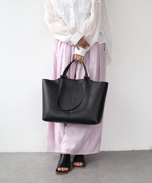 Cepica（セピカ）の「ダブルハンドルA4トートバッグ（トートバッグ・レディース・グレー/ブラック・FREE）」の12枚目の写真