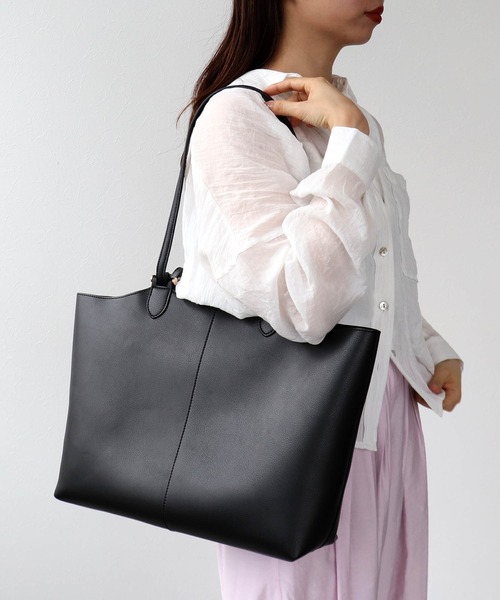 Cepica（セピカ）の「ダブルハンドルA4トートバッグ（トートバッグ・レディース・グレー/ブラック・FREE）」の13枚目の写真