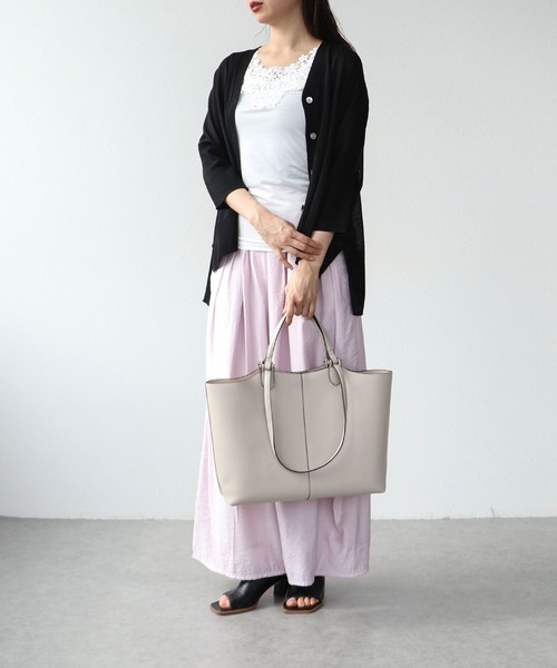 Cepica（セピカ）の「ダブルハンドルA4トートバッグ（トートバッグ・レディース・グレー/ブラック・FREE）」の16枚目の写真
