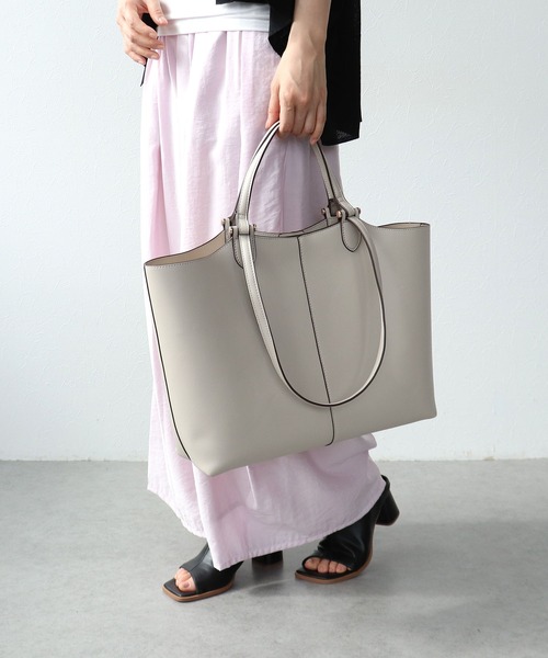 Cepica（セピカ）の「ダブルハンドルA4トートバッグ（トートバッグ・レディース・グレー/ブラック・FREE）」の17枚目の写真