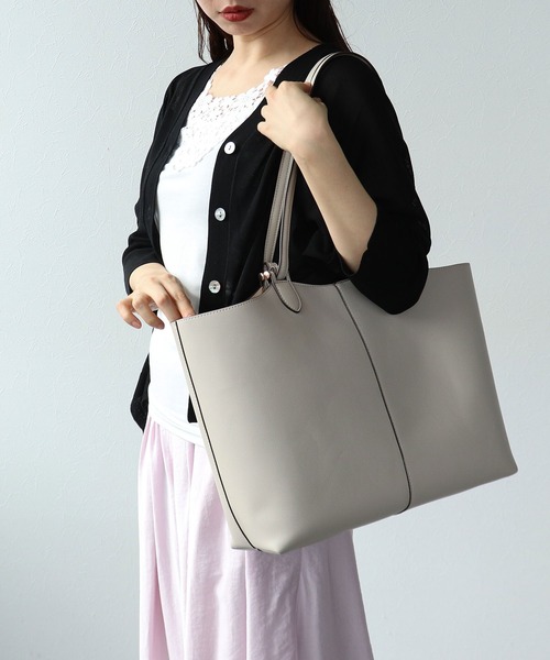 Cepica（セピカ）の「ダブルハンドルA4トートバッグ（トートバッグ・レディース・グレー/ブラック・FREE）」の19枚目の写真