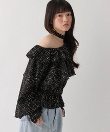 Heather（ヘザー）の「ワンショルチョーカーブラウス　666503（シャツ/ブラウス・レディース）」