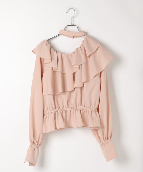 Heather(ヘザー)の「ワンショルチョーカーブラウス 666503(シャツ/ブラウス・レディース・ピンク/ブラック系その他/ホワイト系その他・FREE)」の16枚目の写真