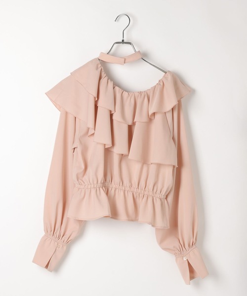 Heather(ヘザー)の「ワンショルチョーカーブラウス 666503(シャツ/ブラウス・レディース・ピンク/ブラック系その他/ホワイト系その他・FREE)」の17枚目の写真