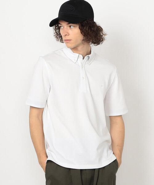 COMME CA ISM（コムサイズム）の「【接触冷感・吸水速乾】エンブレム ポロシャツ（ポロシャツ・メンズ・ホワイト/ブルー/グレー/ネイビー・LARGE/MEDIUM）」の8枚目の写真